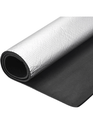 Szigetelőhab vízálló gumi alumíniummal 6mm 25x100cm ISOLMAT M06BH