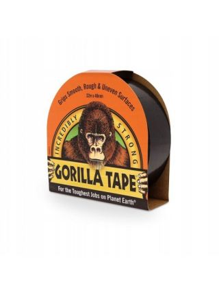 Lepiaca páska čierna vodeodolná viacvrstvová 32m 48mm super silná Gorilla