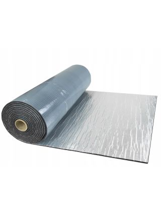 Samolepící izolační pěna vodotěsná guma s hliníkem 9mm 25x100cm ISOLMAT M09SH