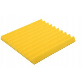 Akustický panel 50x50x5cm žltý samozhášavý nehorľavý pena