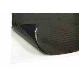 Schwarzes Aluminium-Butyl-Pad zur Geräuschreduzierung, 4 mm, 75 x 50 cm