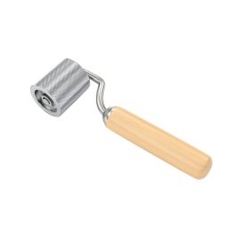 Andruckrolle aus Metall zum Fixieren von 30mm Butylmatten